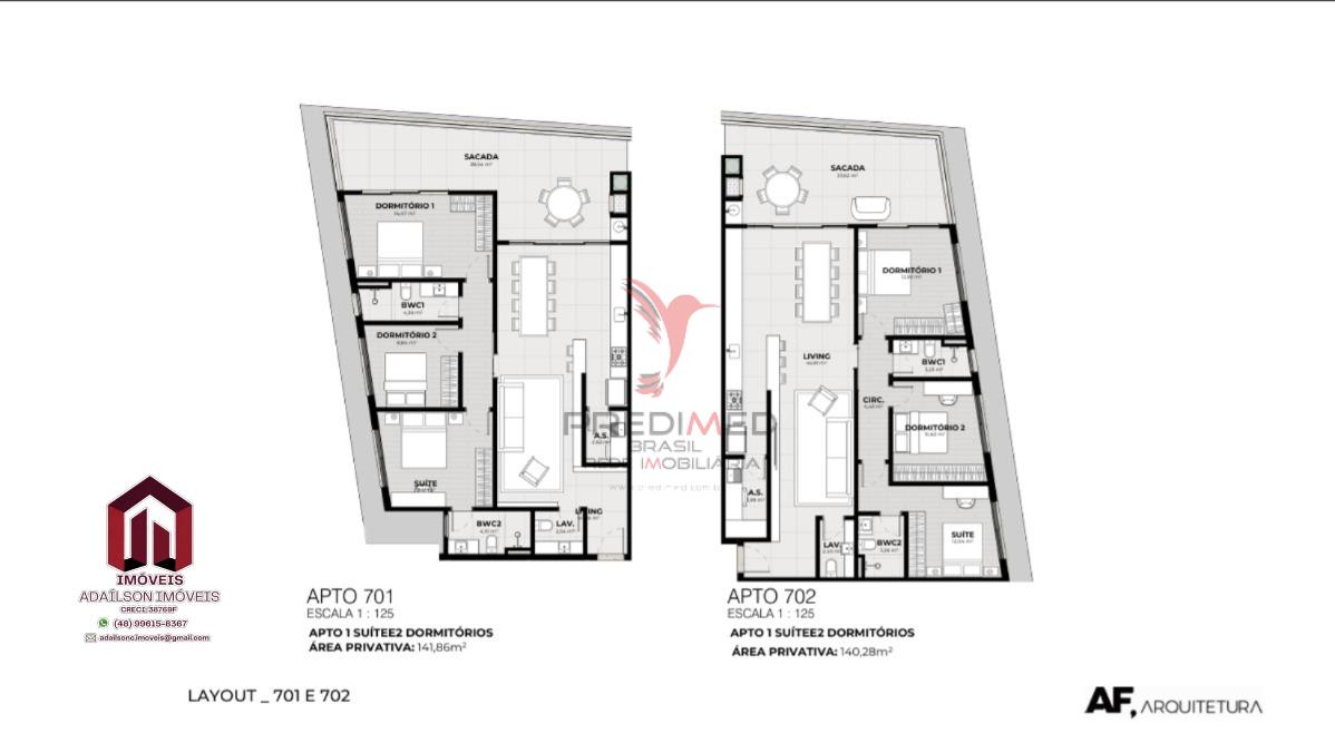 Unidades habitacionais do Terr&aacute; Jurer&ecirc; Rua das Pira&uacute;nas, Jurer&ecirc;, Florian&oacute;polis - SC Brasil Rua das Piraúnas Florianópolis - 