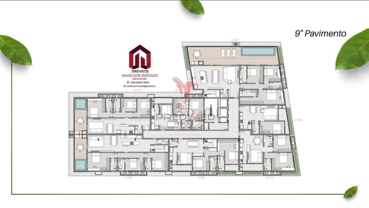 Unidades habitacionais do Terr&aacute; Jurer&ecirc; Rua das Pira&uacute;nas, Jurer&ecirc;, Florian&oacute;polis - SC Brasil Rua das Piraúnas Florianópolis - 