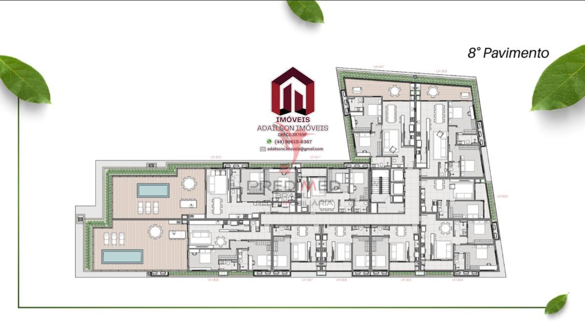 Unidades habitacionais do Terr&aacute; Jurer&ecirc; Rua das Pira&uacute;nas, Jurer&ecirc;, Florian&oacute;polis - SC Brasil Rua das Piraúnas Florianópolis - 