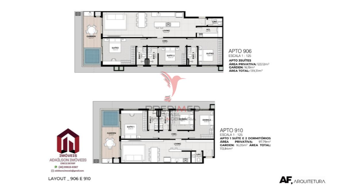 Unidades habitacionais do Terr&aacute; Jurer&ecirc; Rua das Pira&uacute;nas, Jurer&ecirc;, Florian&oacute;polis - SC Brasil Rua das Piraúnas Florianópolis - 