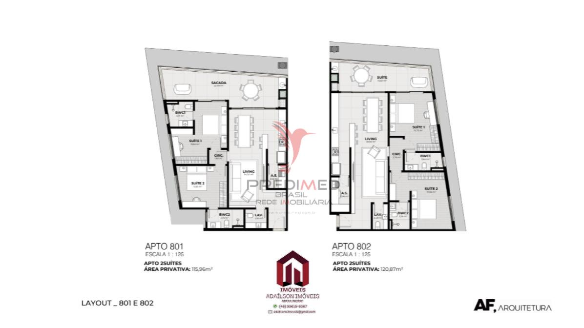 Unidades habitacionais do Terr&aacute; Jurer&ecirc; Rua das Pira&uacute;nas, Jurer&ecirc;, Florian&oacute;polis - SC Brasil Rua das Piraúnas Florianópolis - 