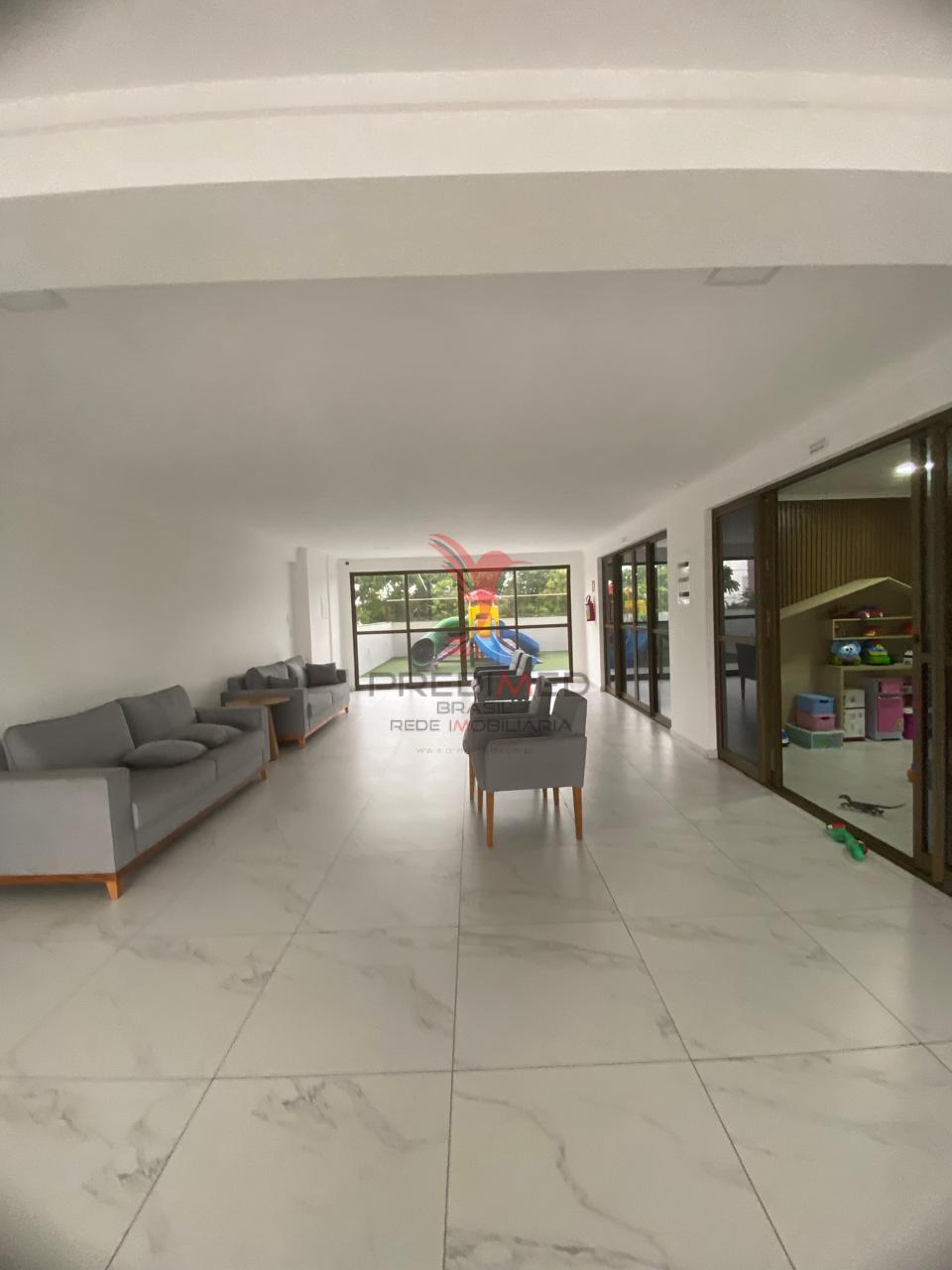 Apartamento no Brisamar, com 3 Quartos, 2 Vagas de Garagem, Varanda . Nascente sul  João Pessoa - 