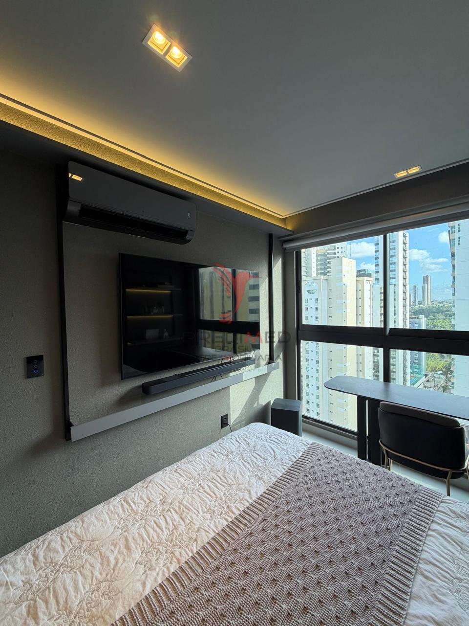 Apartamento em Tamba&uacute;, 2 Quartos, porteira fechada. Varanda. Andar Alto. Lazer completo  João Pessoa - 