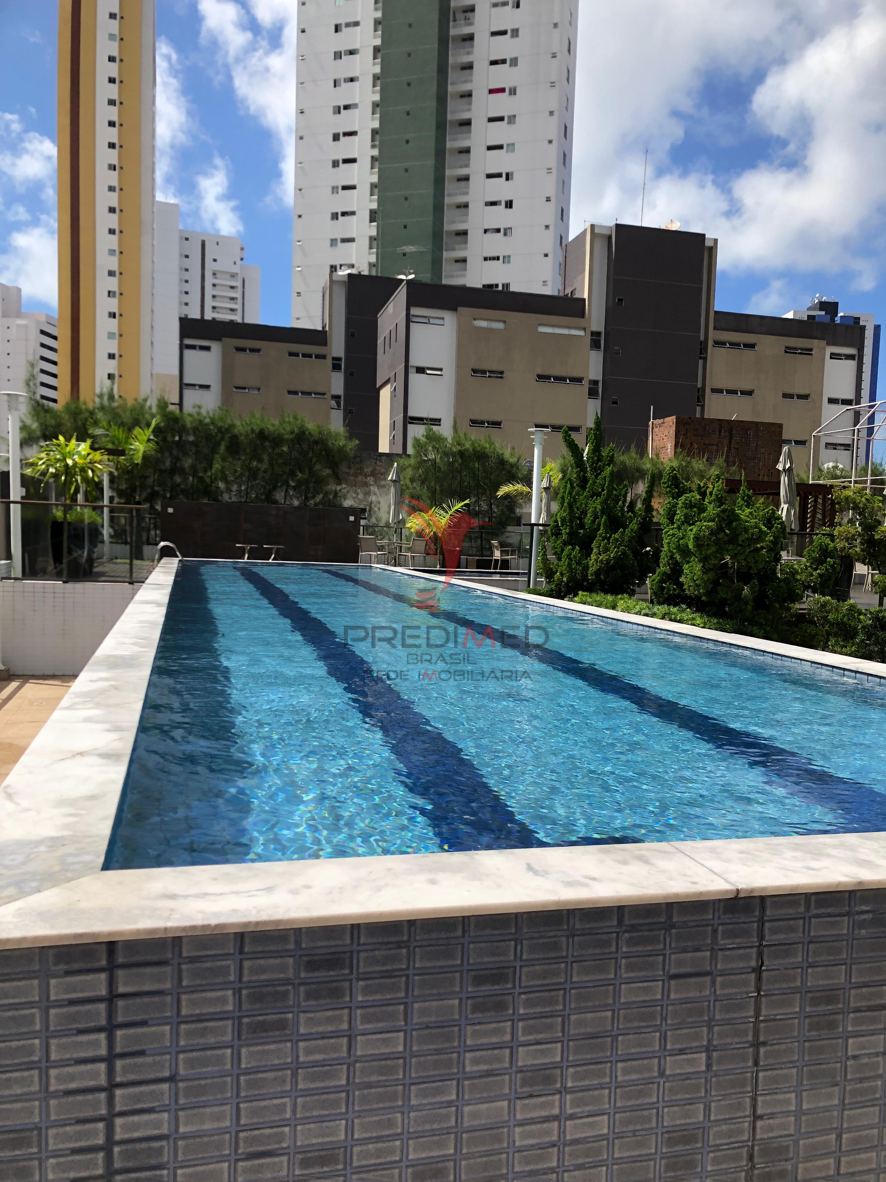 Apartamento andar alto , vista mar, varanda , 2 Vagas de Garagem, Brisamar . Jo&atilde;o Pessoa Rua Cassimiro de Abreu João Pessoa - 