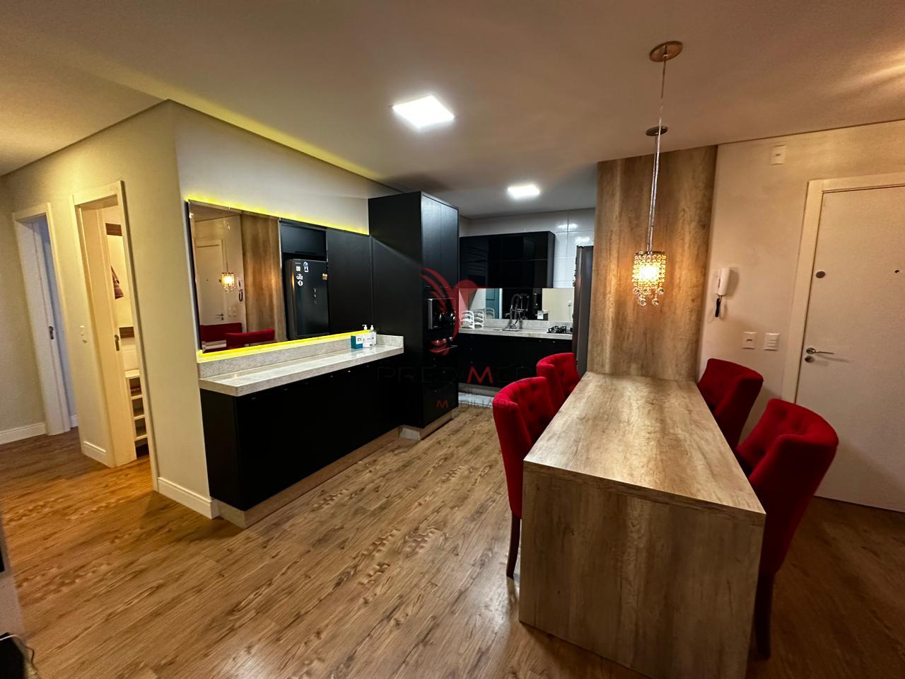 Apartamento de 3 Quartos , Mobiliado, sacada e churrasqueira , no Jaragu&aacute; Esquerdo. SC Rua Jones Chiodini Jaraguá do Sul - 