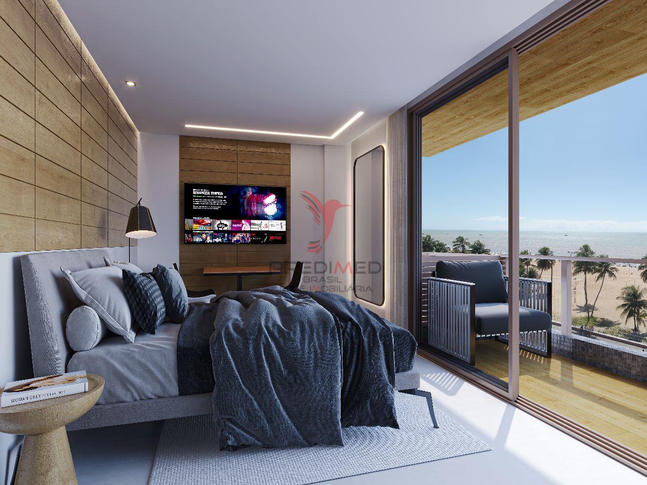 Flat Beira mar Cabo Branco Avenida Cabo Branco João Pessoa - 