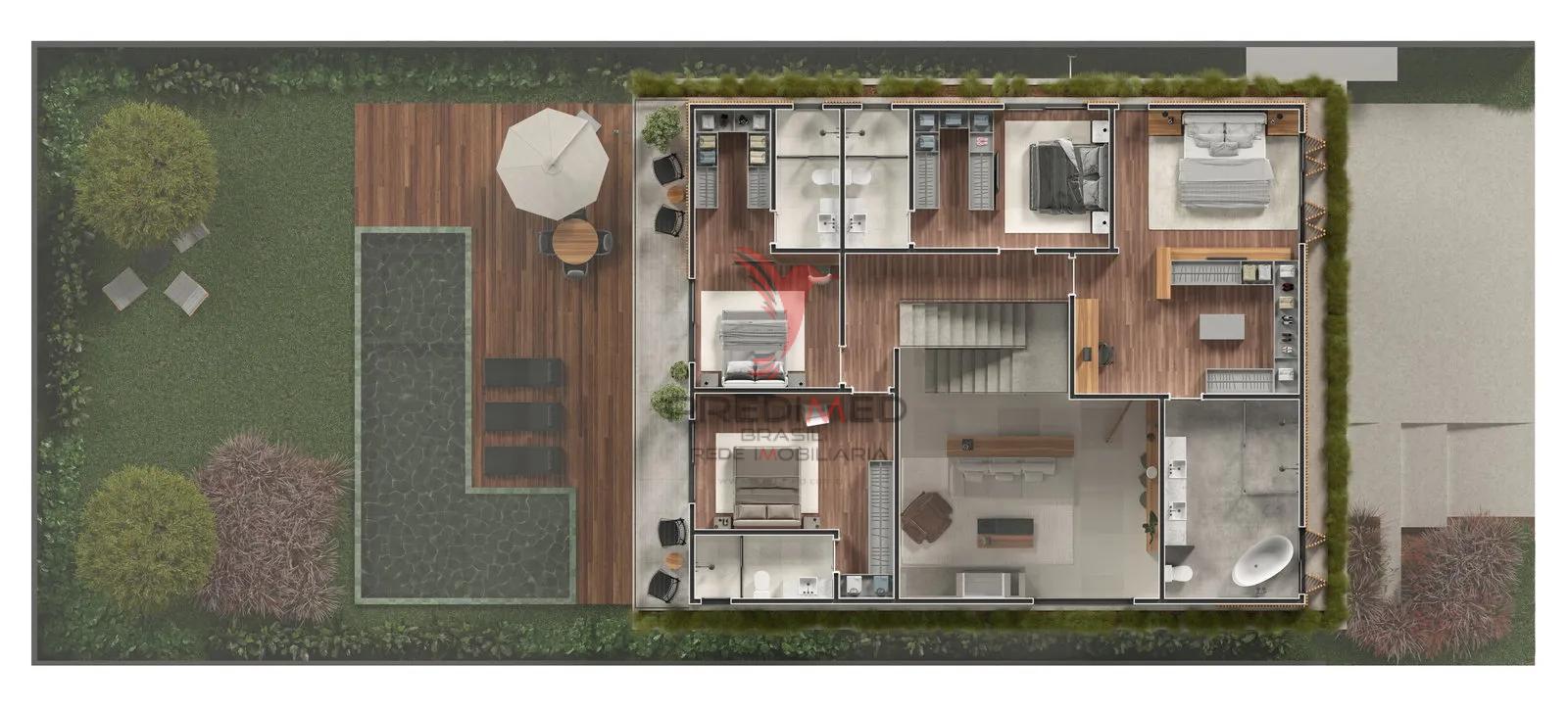 Casa Floren&ccedil;a: O &Aacute;pice do Luxo e Tecnologia no Condom&iacute;nio Caled&ocirc;nia Rua Ivo Jose Rebello - - 