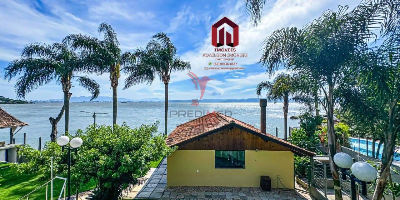 Casa Exclusiva Frente Mar em Florian&oacute;polis Cacup&eacute;  5 Quartos com Acesso Privativo &agrave; Praia Servidão Cacupé Florianópolis - 