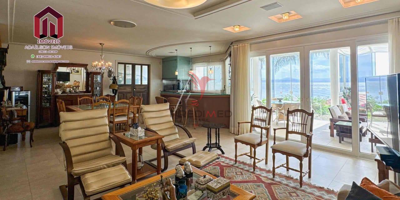 Casa Exclusiva Frente Mar em Florian&oacute;polis Cacup&eacute;  5 Quartos com Acesso Privativo &agrave; Praia Servidão Cacupé Florianópolis - 