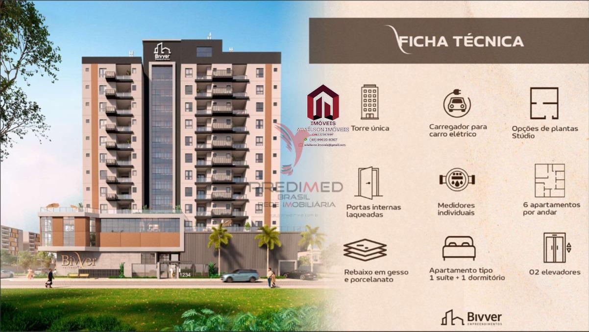 Apartamentos 1, 33m2 e 2 Dorm 58m2 no Bivver Residence Em Pi&ccedil;arras SC BRASIL  Balneário Piçarras - 