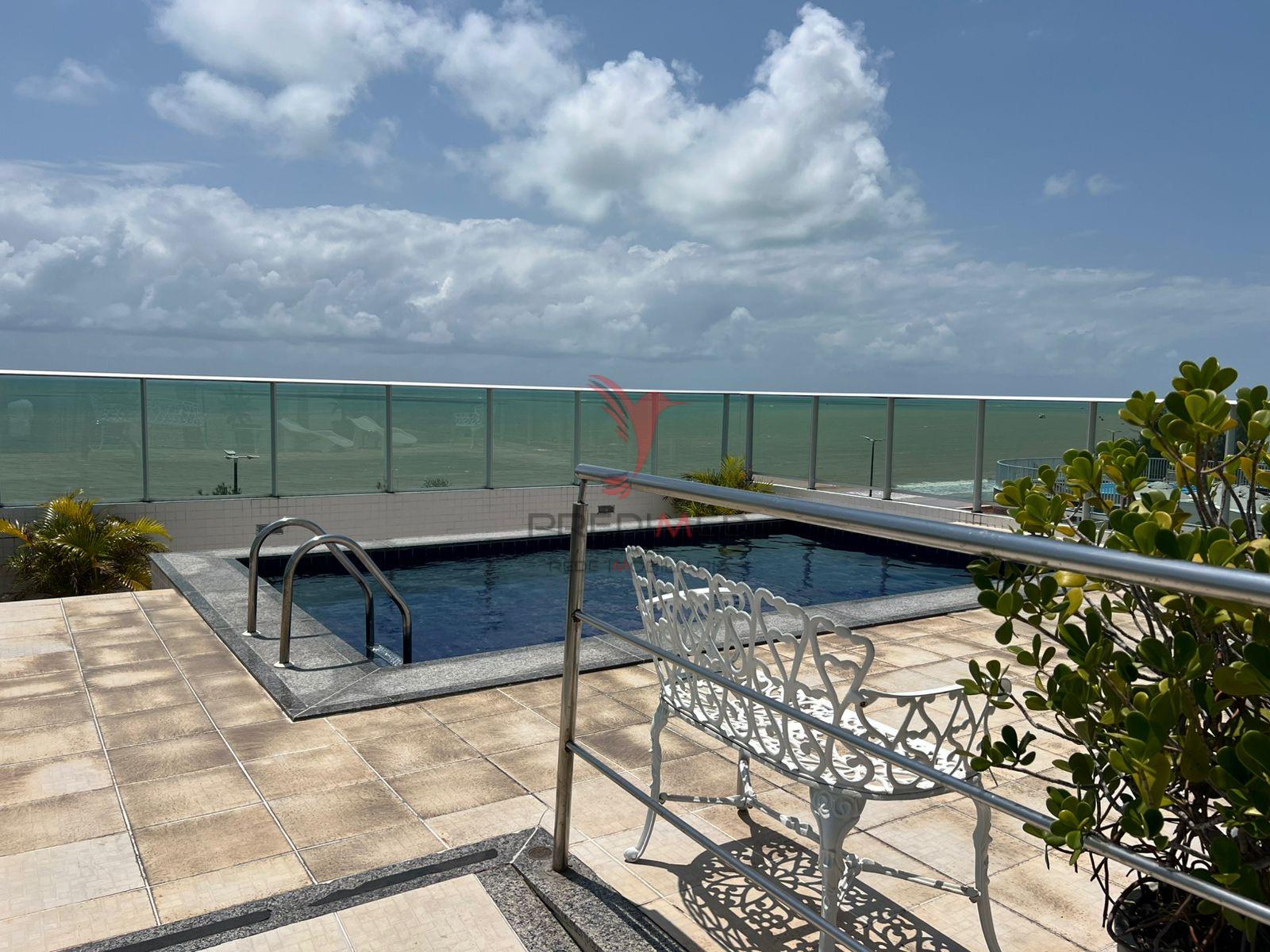 Apartamento no bairro Mana&iacute;ra a beira mar Avenida João Maurício João Pessoa - 