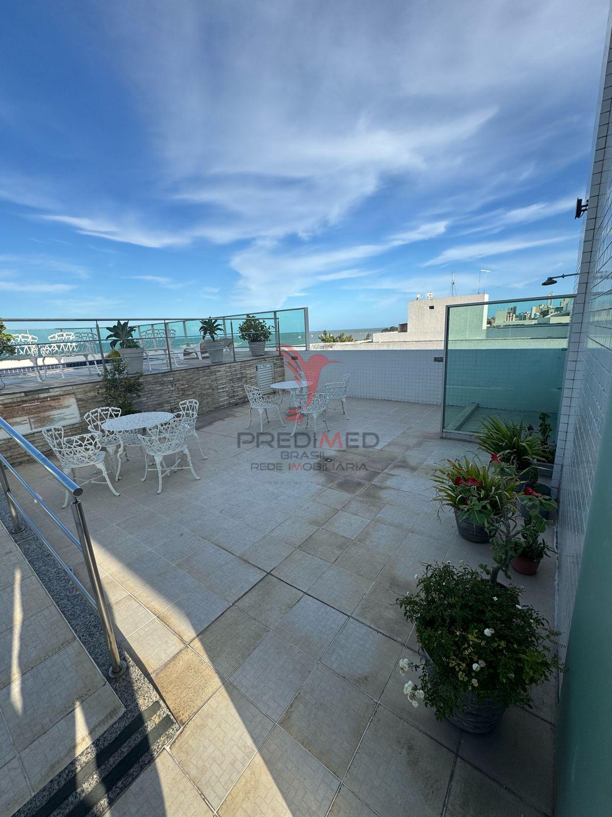 Apartamento no bairro Mana&iacute;ra a beira mar Avenida João Maurício João Pessoa - 