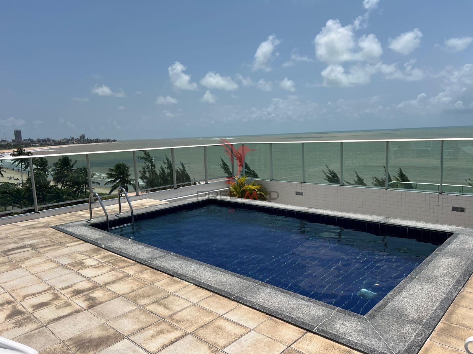 Apartamento no bairro Mana&iacute;ra a beira mar Avenida João Maurício João Pessoa - 