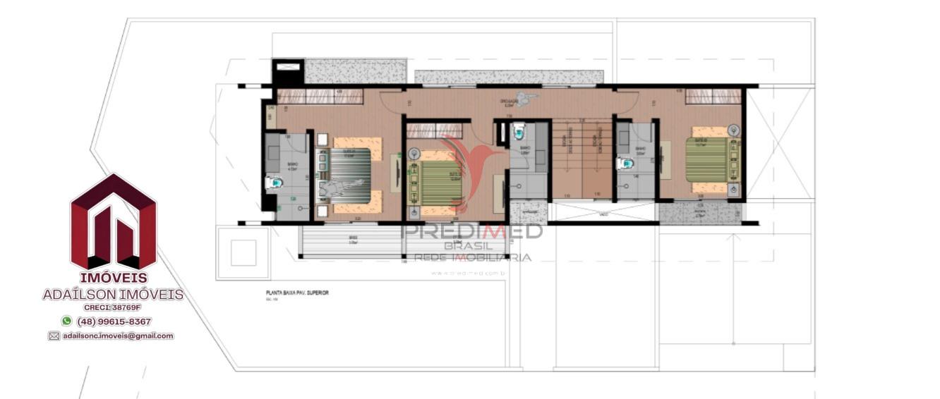 Venda &ndash; Casa de 3 quartos 3 su&iacute;tes no bairro Rio Tavares, Florian&oacute;polis SC Brasil Rodovia Doutor Antônio Luiz Moura Gonzaga Florianópolis - 