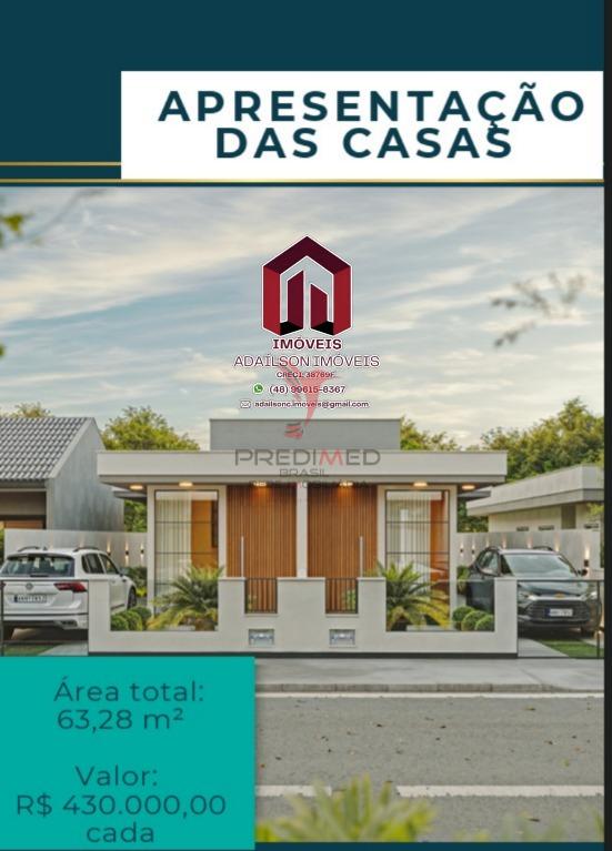 CASA MODERNA 2 DORMIT&Oacute;RIOS BAIRRO FORQUILHAS   EM SAO JOSE SC BRASIL Rua Antônio Jovita Duarte São José - 