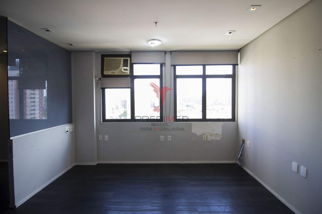 Sala Comercial Reformada | 40 m&sup2; | 1 Vaga | Pr&oacute;xima ao Consulado Americano | Ch&aacute;cara Santo Rua Américo Brasiliense São Paulo - 