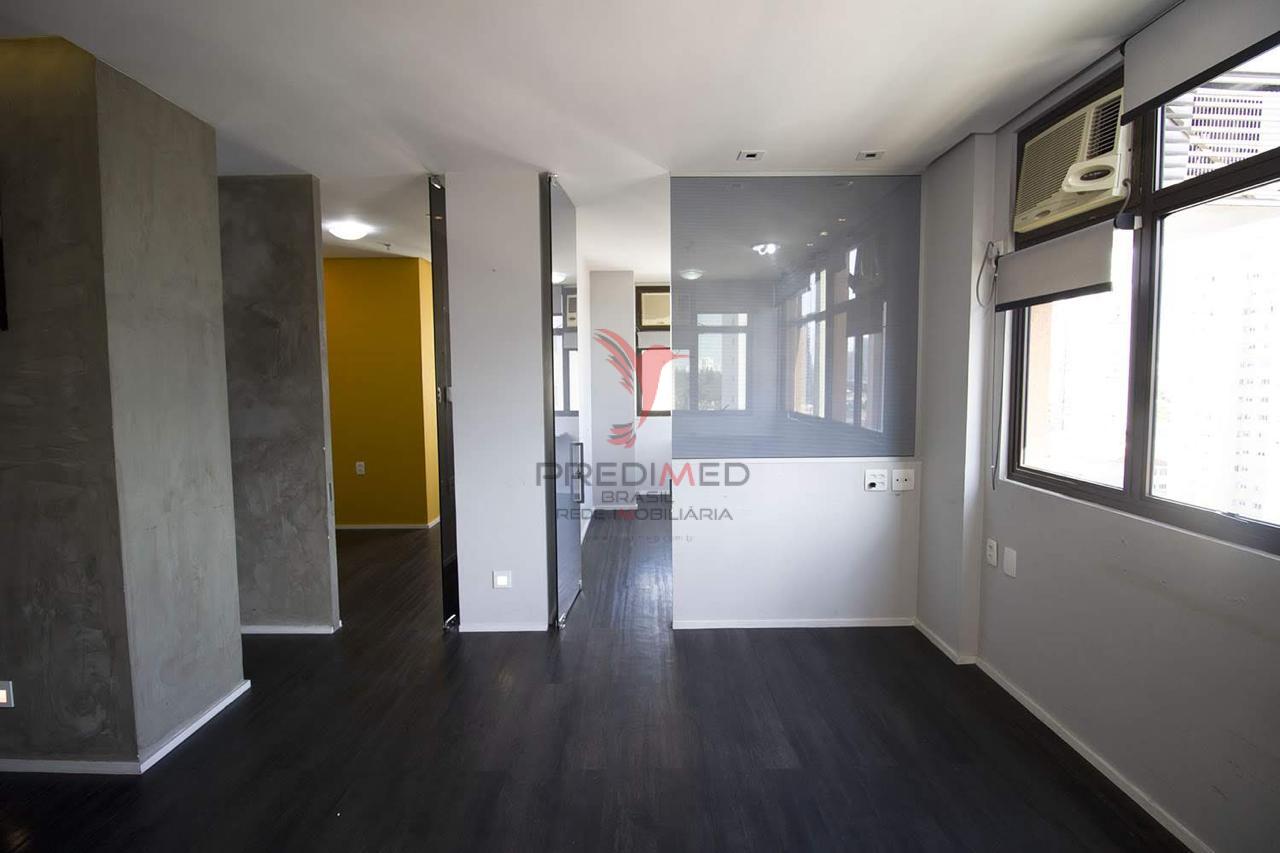 Sala Comercial Reformada | 40 m&sup2; | 1 Vaga | Pr&oacute;xima ao Consulado Americano | Ch&aacute;cara Santo Rua Américo Brasiliense São Paulo - 