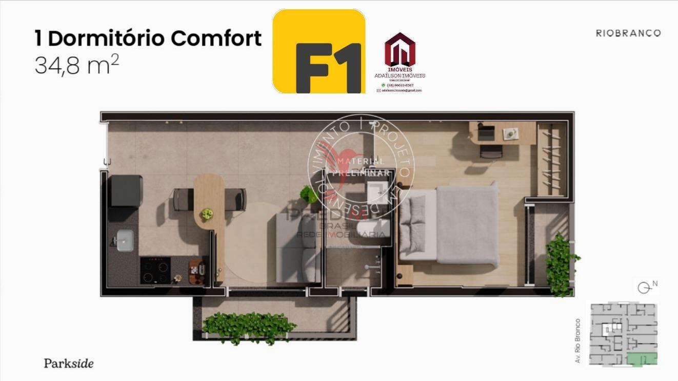 Apartamento, 1 quarto, 17 m² - Foto 35