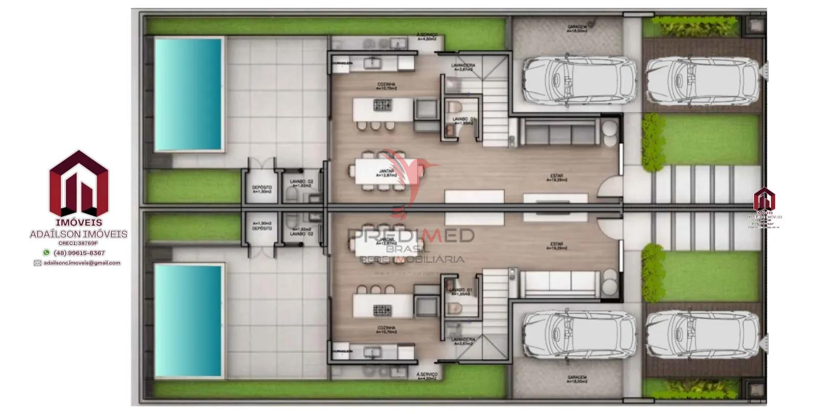 Sobrado, 3 quartos, 81 m² - Foto 3