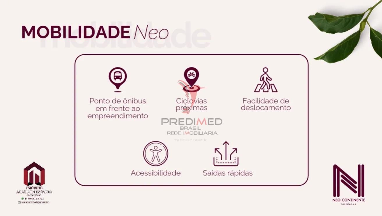 Neo Continente Residence Bairro Estreito Florian&oacute;polis SC Brasil Rua Líbia Cruz Florianópolis - 