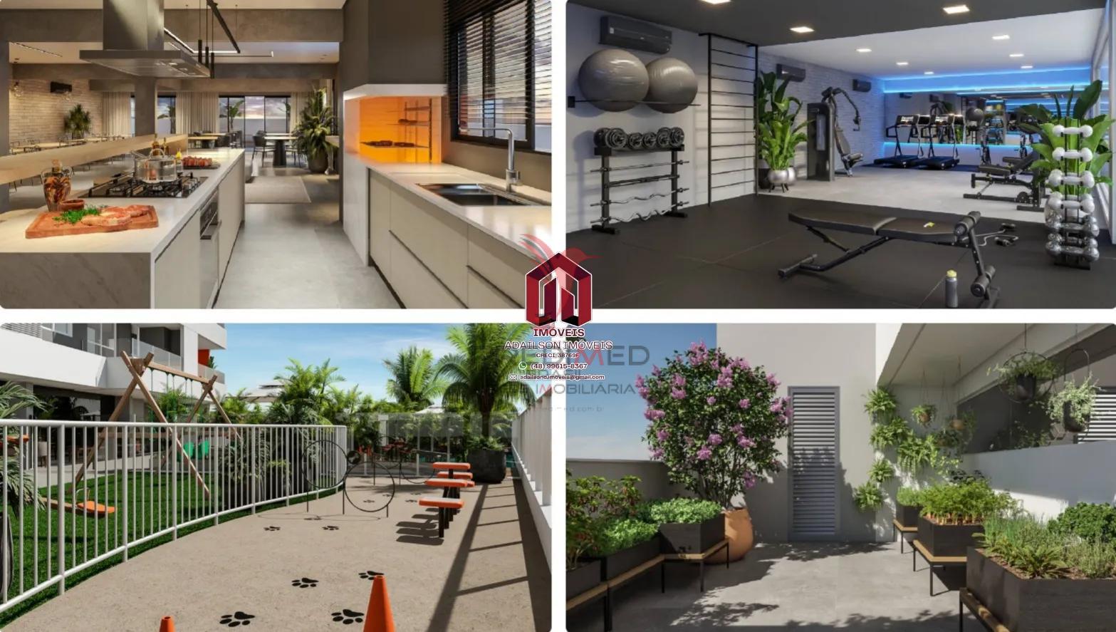 Neo Continente Residence Bairro Estreito Florian&oacute;polis SC Brasil Rua Líbia Cruz Florianópolis - 
