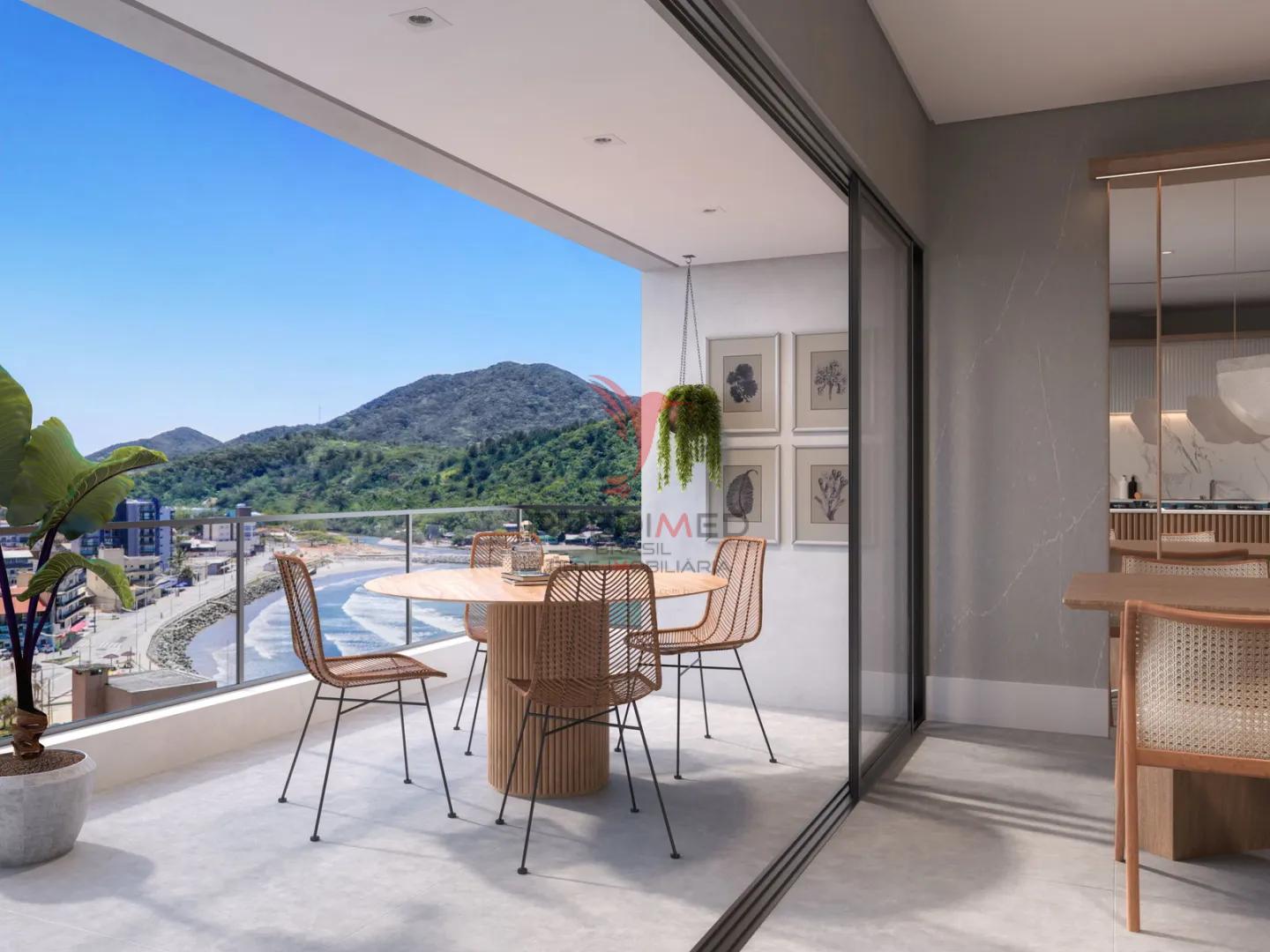 Apartamento a Poucos Metros do Mar com Sacada e Churrasqueira &ndash; Gravat&aacute;, Navegantes  Navegantes - 