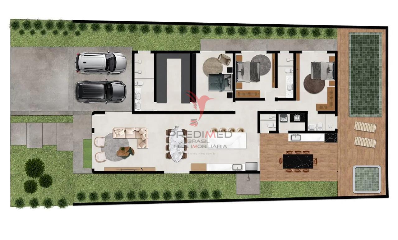 Casa de Condomínio, 3 quartos - Foto 4