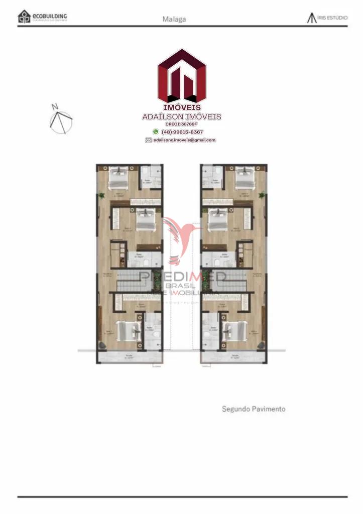 M&aacute;laga Eco Residence (Empreendimento de 2 Casas)  (Rio Tavares | Florian&oacute;polis SC Brasil) Rodovia Doutor Antônio Luiz Moura Gonzaga Florianópolis - 