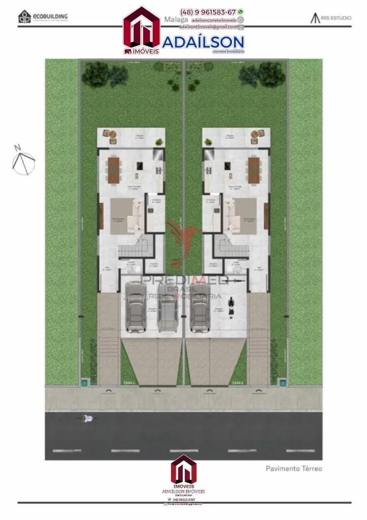 M&aacute;laga Eco Residence (Empreendimento de 2 Casas)  (Rio Tavares | Florian&oacute;polis SC Brasil) Rodovia Doutor Antônio Luiz Moura Gonzaga Florianópolis - 