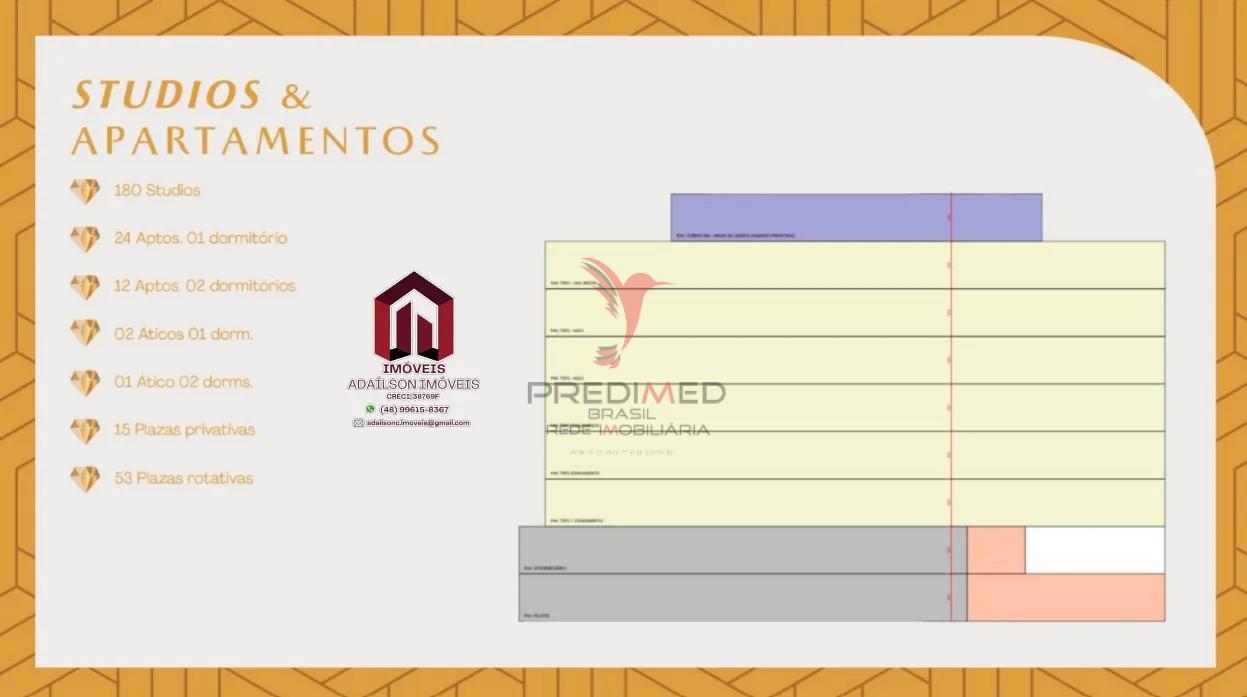 Unidades habitacionais do Icone Residence Florian&oacute;polis SC Brasil Rua dos Lordes Florianópolis - 