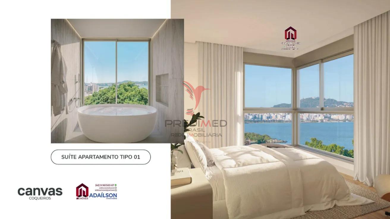 Apartamentos &agrave; venda no Canvas Residence Bairro coqueiros Florian&oacute;polis SC Brasil Rua Bento Góia Florianópolis - 