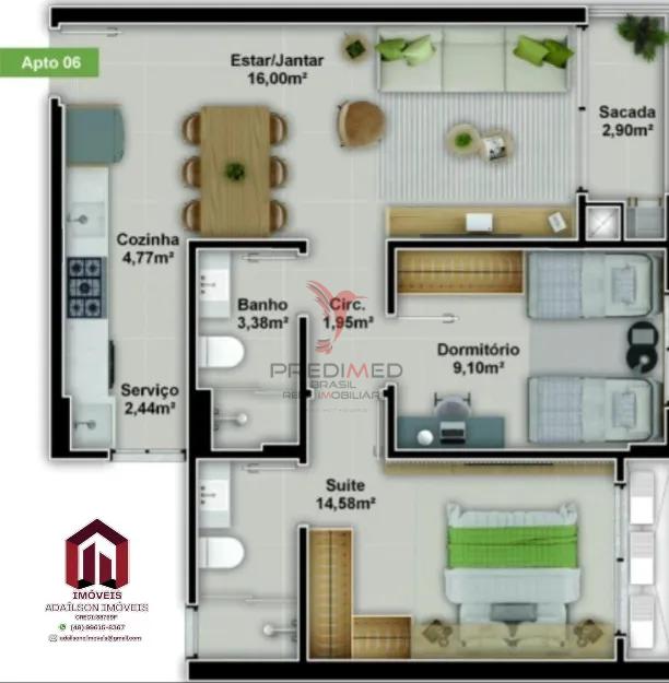 Apartamento, 1 quarto, 67 m² - Foto 17
