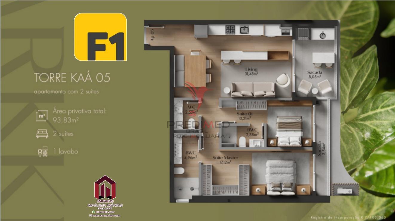 lan&ccedil;amento Residencial  ARkki no Centro de Florian&oacute;polis SC Brasil Rua Crispim Mira Florianópolis - 