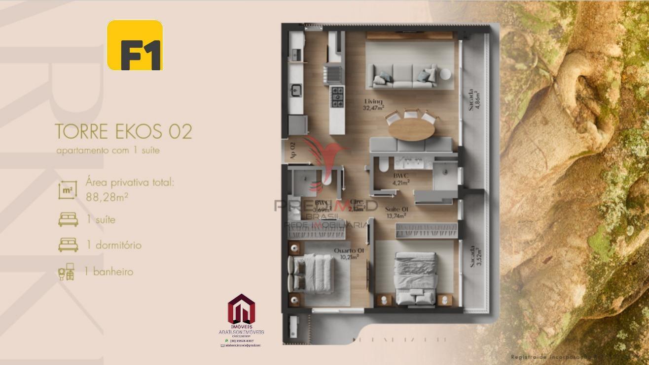 lan&ccedil;amento Residencial  ARkki no Centro de Florian&oacute;polis SC Brasil Rua Crispim Mira Florianópolis - 