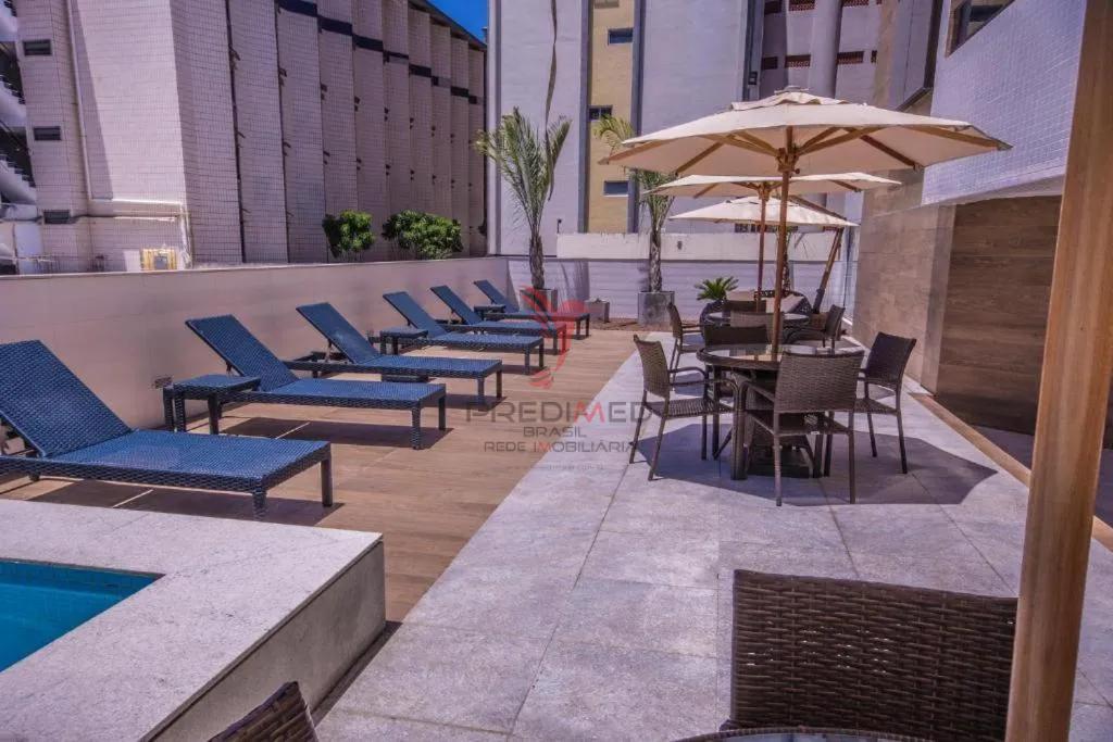 Apartamento Porteira Fechada Cabo Branco 50m da orla Rua José Ramalho Brunet João Pessoa - 