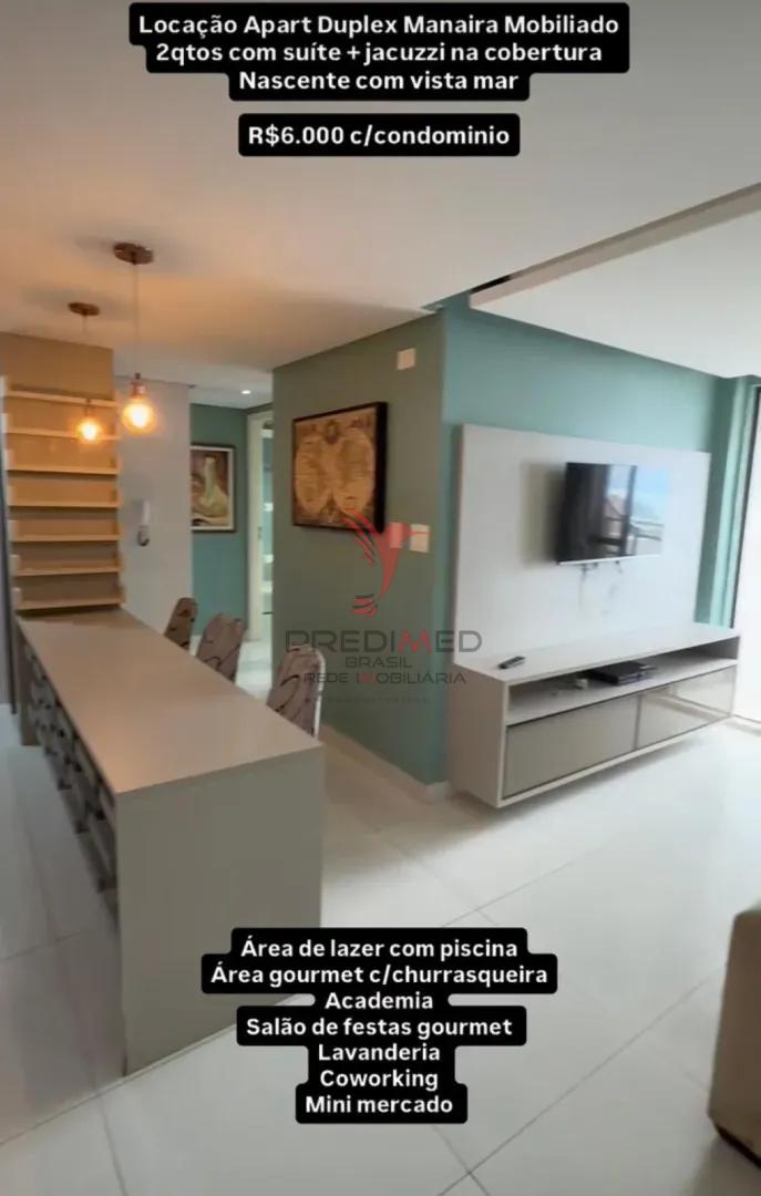 ALUGO COBERTURA MOBILADA,COM VISTA MAR em Manaira, Jo&atilde;o Pessoa Rua Coronel Severino Lucena João Pessoa - 