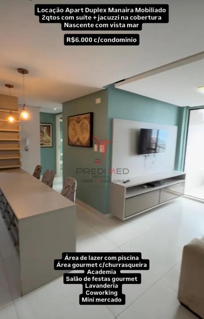ALUGO COBERTURA COM VISTA MAR Rua Coronel Severino Lucena João Pessoa - 