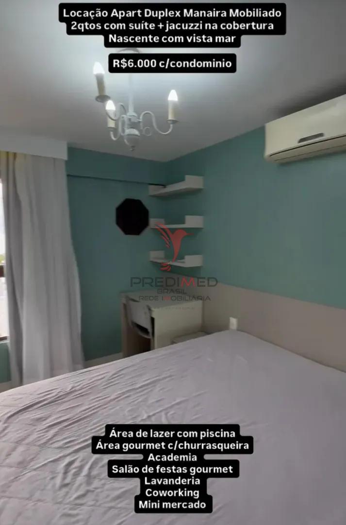 ALUGO COBERTURA MOBILADA,COM VISTA MAR em Manaira, Jo&atilde;o Pessoa Rua Coronel Severino Lucena João Pessoa - 