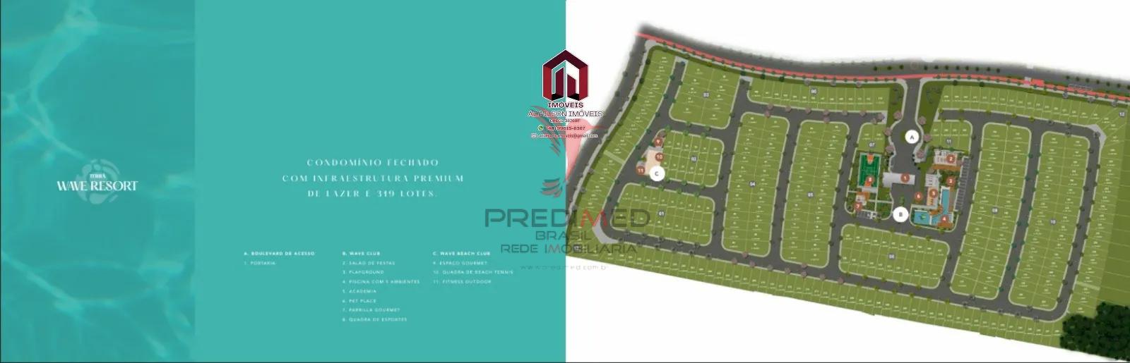 Golden Resort Lotes em at&eacute; 240xx em Condom&iacute;nio Fechado em SAO JOSE SC BRASIL Rua Kiliano Hames São José - 