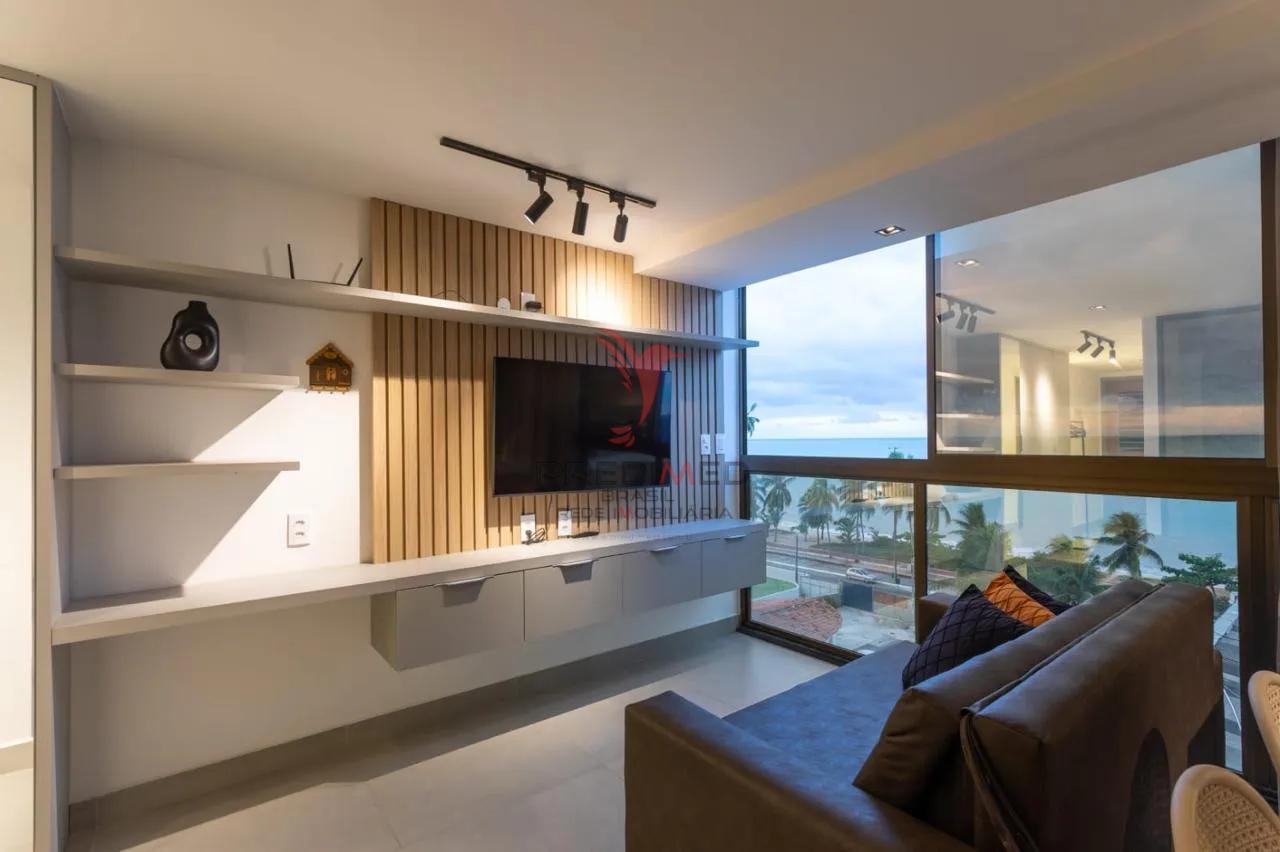 Flat com Vista Mar definitiva - 40m&sup2; - Cabo Branco Rua Vereador Antônio Pessoa da Rocha João Pessoa - 