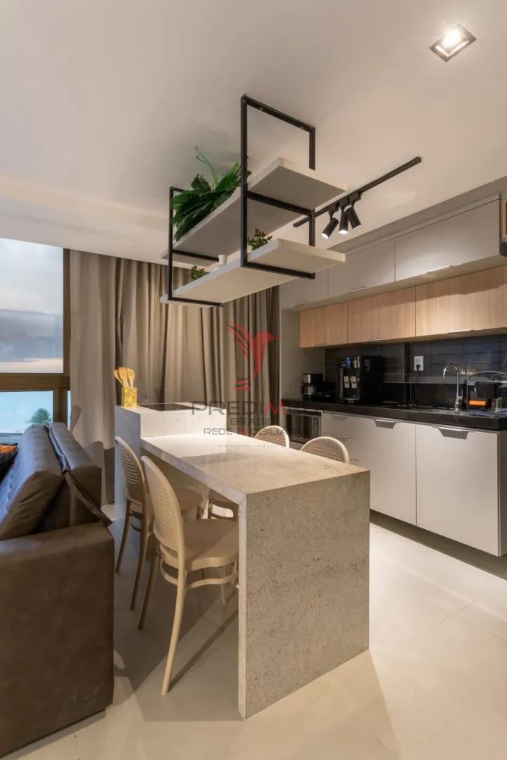 Flat com Vista Mar definitiva - 40m&sup2; - Cabo Branco Rua Vereador Antônio Pessoa da Rocha João Pessoa - 