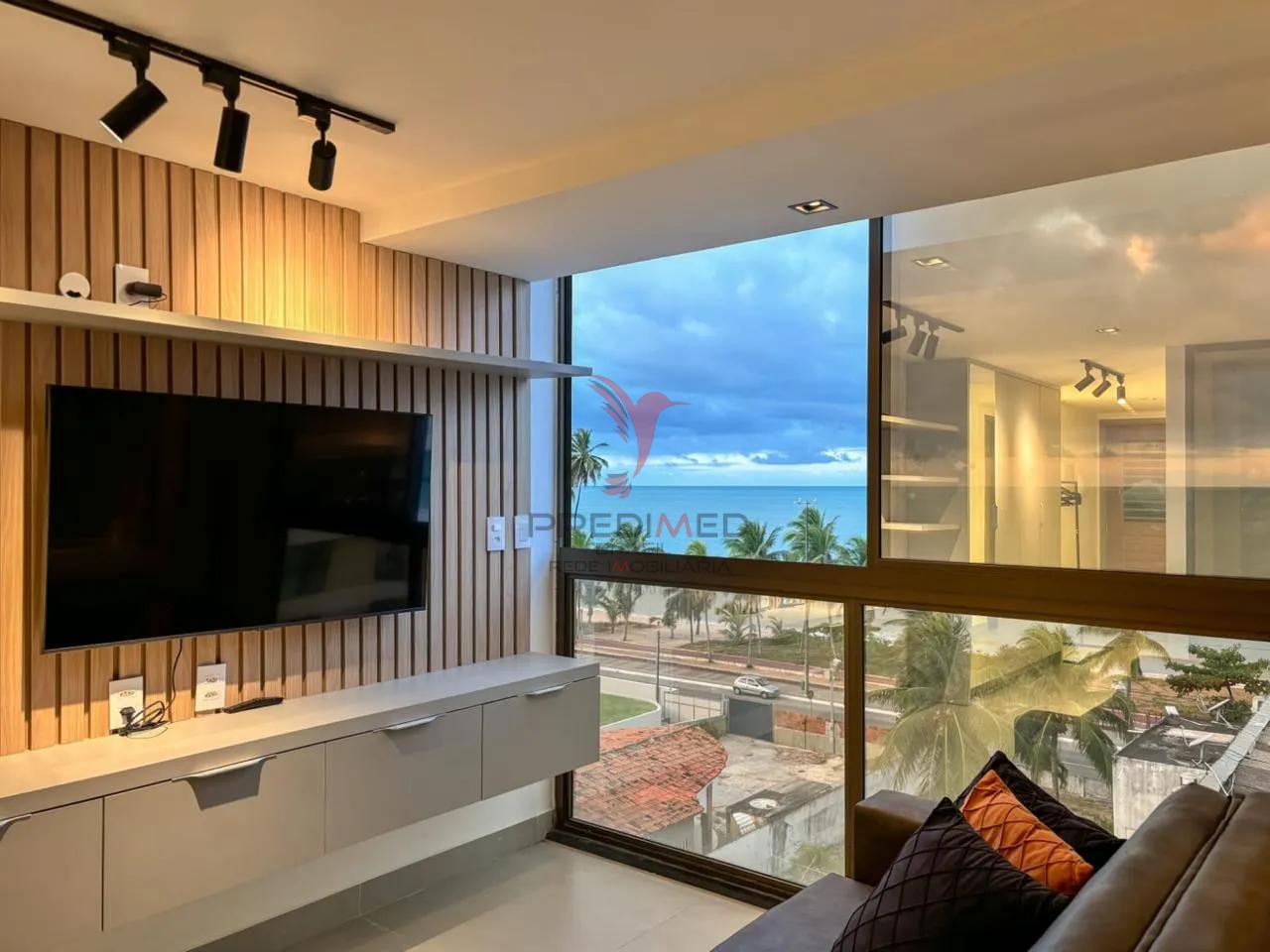 Flat com Vista Mar definitiva - 40m&sup2; - Cabo Branco Rua Vereador Antônio Pessoa da Rocha João Pessoa - 