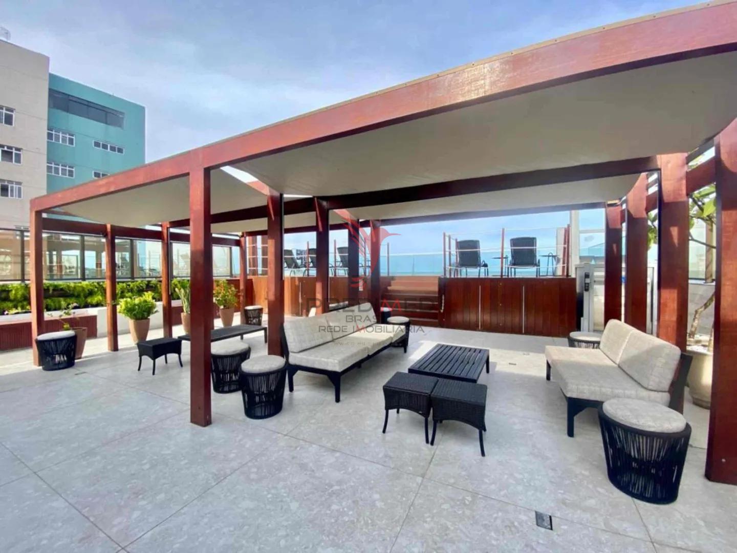 Flat Orla do Cabo Branco | Vista Mar - 23m&sup2;  João Pessoa - 
