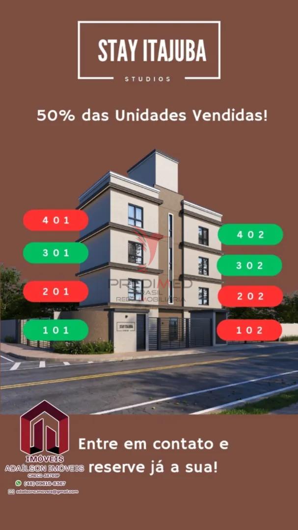 Apartamento/Studio 1 Quarto em Itajuba &ndash; Barra Velha/SC Brasil 30,25m&sup2; 650 Metros da Praia  Itapema - 