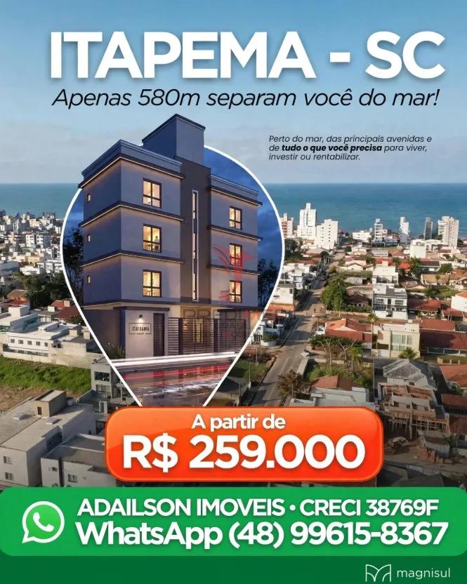 Apartamento/Studio 1 Quarto em Itajuba &ndash; Barra Velha/SC Brasil 30,25m&sup2; 650 Metros da Praia  Itapema - 