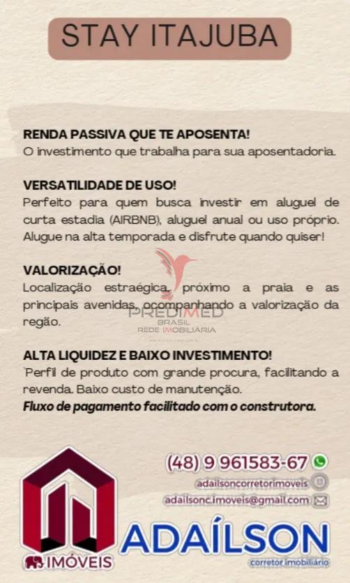Apartamento/Studio 1 Quarto em Itajuba &ndash; Barra Velha/SC Brasil 30,25m&sup2; 650 Metros da Praia  Itapema - 