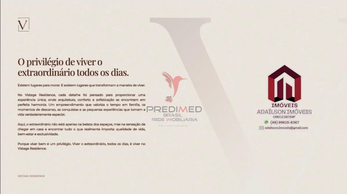 Vistage Residence Apartamentos &agrave; venda em S&atilde;o Jos&eacute; SC Brasil  São José - 