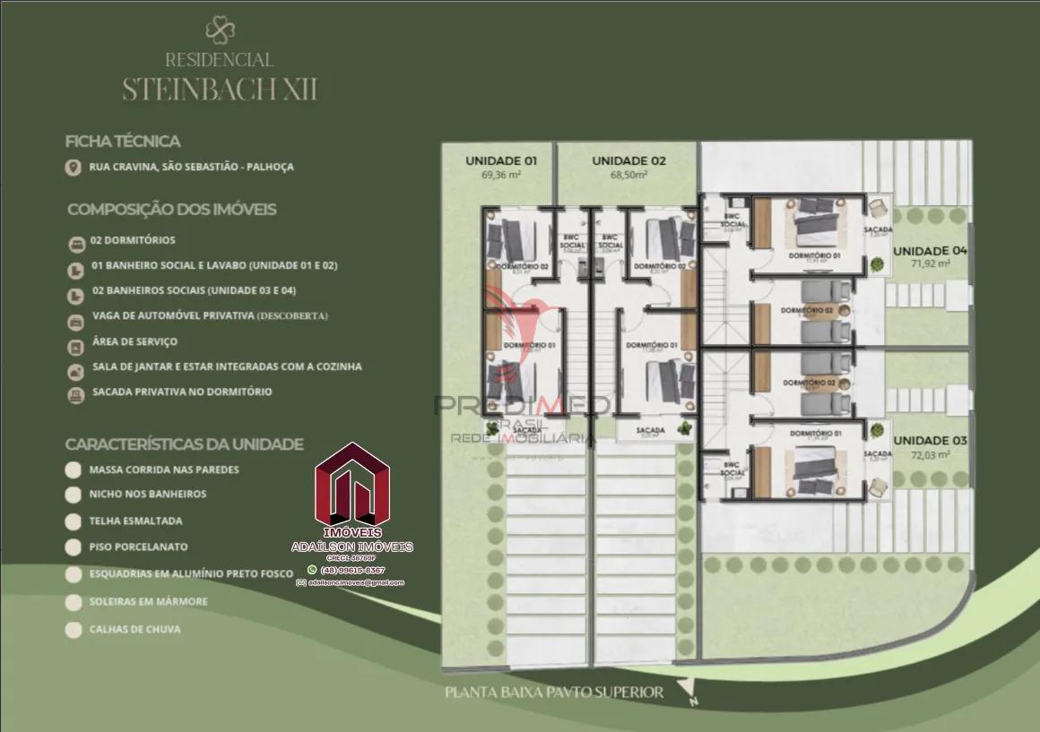 RESIDENCIAL STEINBACH XII | S&Atilde;O SEBASTI&Atilde;O &ndash; PALHO&Ccedil;A - SC BRASIL  Palhoça - 
