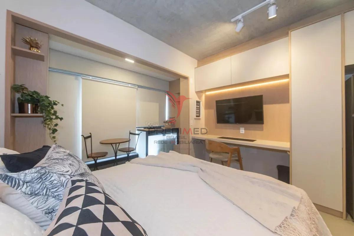 STUDIO MOBILIADO &Agrave; VENDA | VILA OL&Iacute;MPIA | VISTA PANOR&Acirc;MICA | PRONTO PARA MORAR Rua Florida São Paulo - 