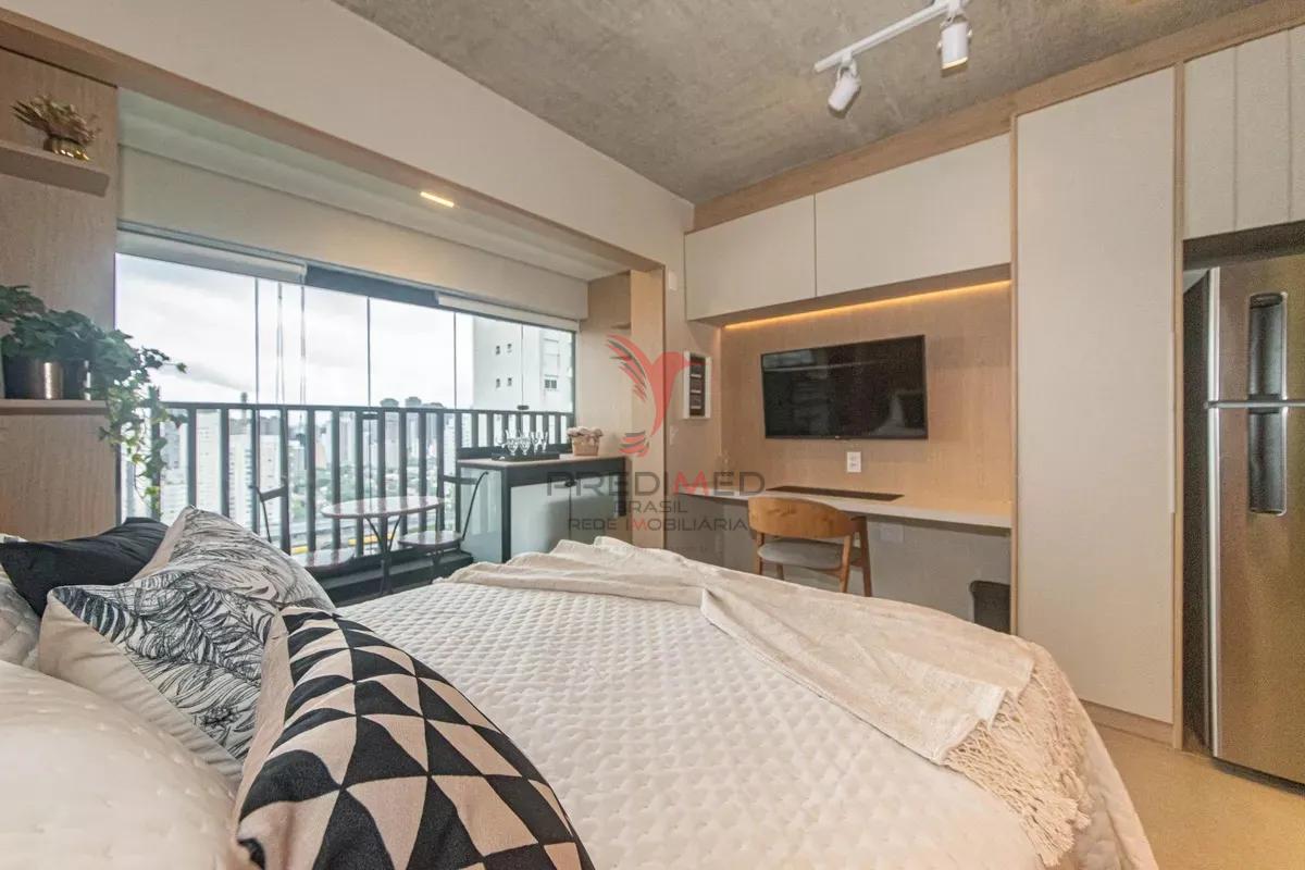 STUDIO MOBILIADO &Agrave; VENDA | VILA OL&Iacute;MPIA | VISTA PANOR&Acirc;MICA | PRONTO PARA MORAR Rua Florida São Paulo - 